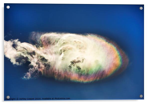 Ice cloud Acrylic by Ashley Cooper