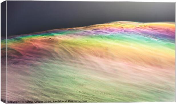 Rainbow sky Canvas Print by Ashley Cooper