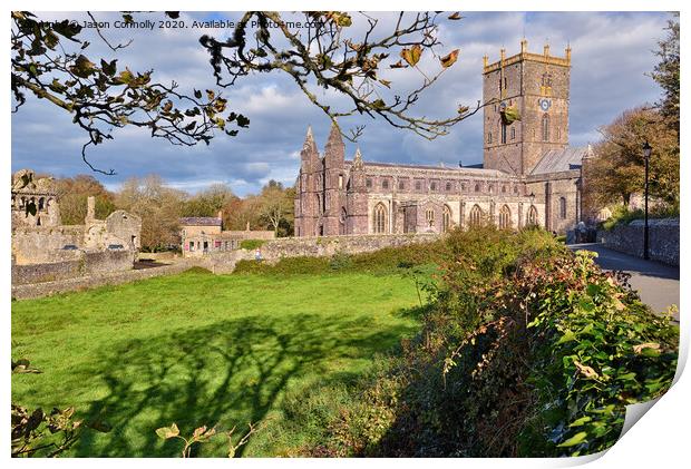 St David's cathedral, Wales. Print by Jason Connolly
