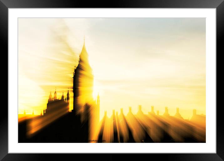 Parliament. Framed Mounted Print by Ashley Cooper