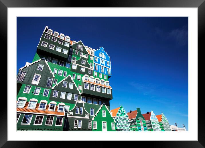 Green Building  Framed Mounted Print by Ashley Cooper