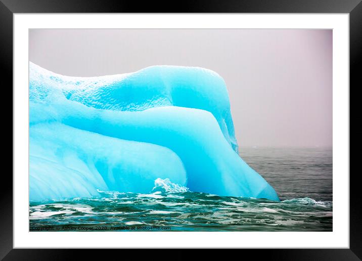 The berg. Framed Mounted Print by Ashley Cooper