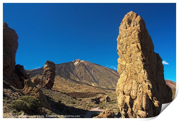 Mount Teide Print by Peter Louer