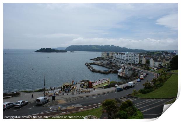 Majestic Plymouth Seafront Print by Graham Nathan