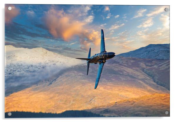 RAF Hawk Trainer Acrylic by Rory Trappe