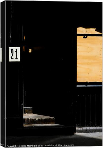 The doorway Canvas Print by Sara Melhuish