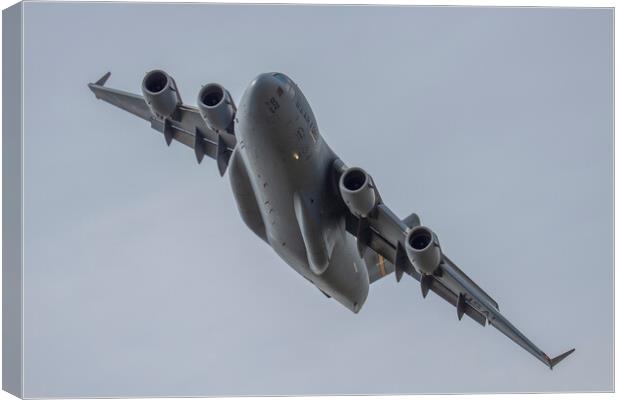 USAF C17 RIAT Canvas Print by Oxon Images