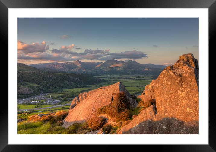 Tremadog Framed Mounted Print by Rory Trappe