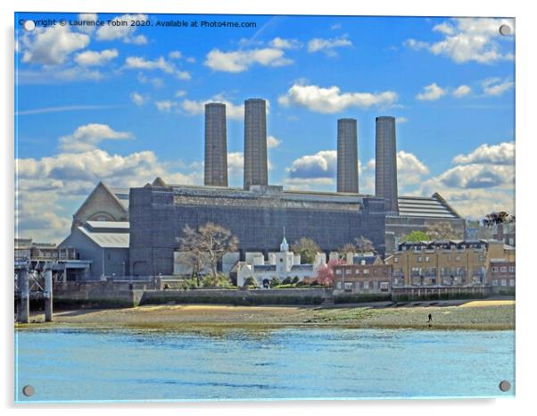 Trinity Hospital and Power Station. Greenwich, London Acrylic by Laurence Tobin