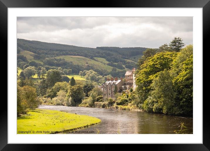 River Dee Framed Mounted Print by chris hyde