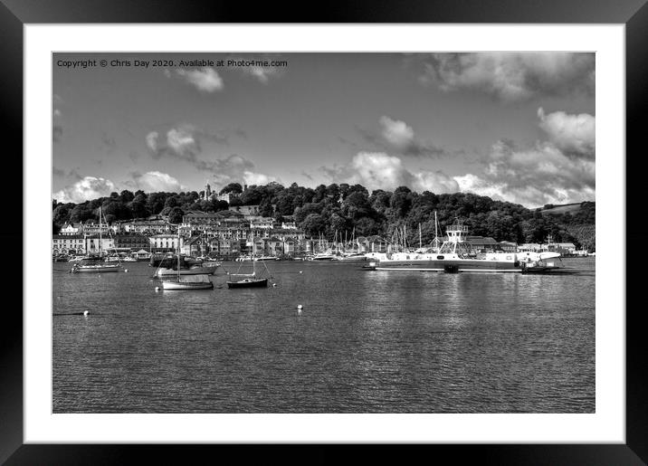 Higher Ferry Dartmouth Framed Mounted Print by Chris Day