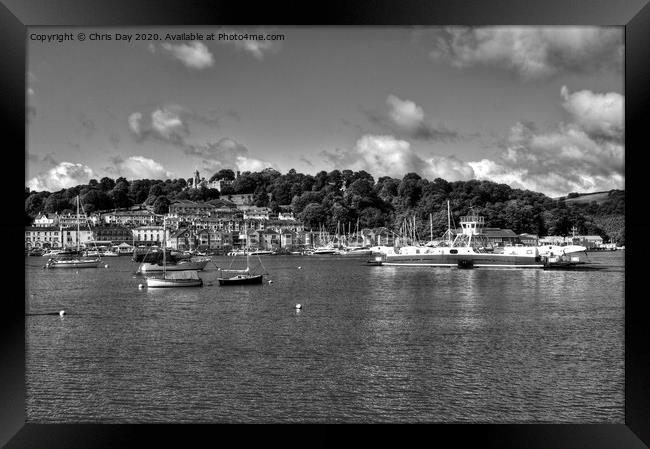 Higher Ferry Dartmouth Framed Print by Chris Day