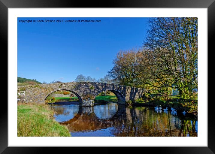 two bridges dartmoor Framed Mounted Print by Kevin Britland