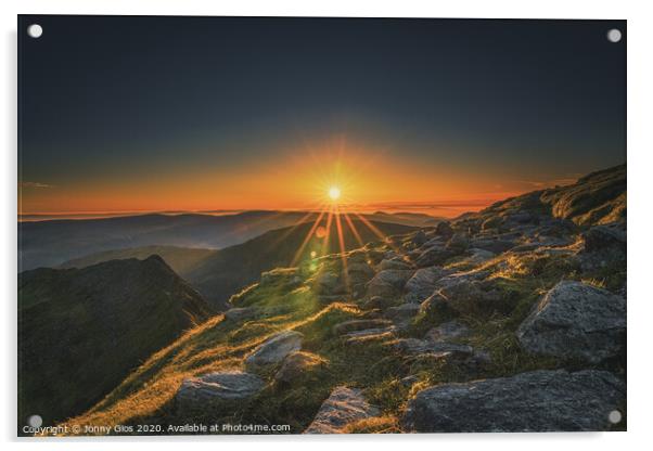 Helvellyn Sunrise  Acrylic by Jonny Gios