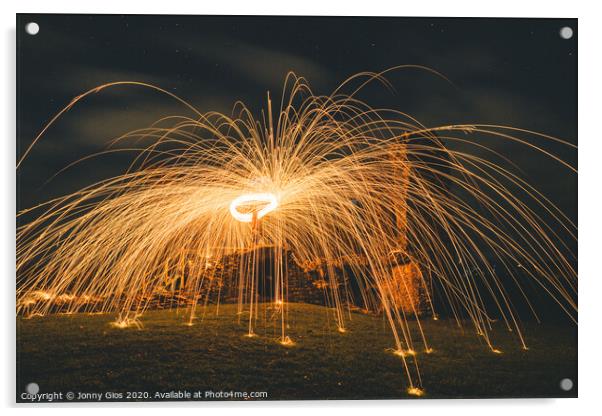 Steel Wood Photography on Kendal Castle  Acrylic by Jonny Gios
