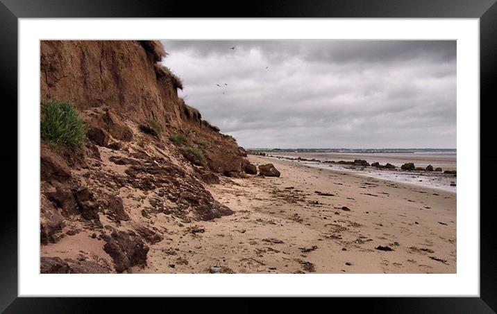 Erosion Framed Mounted Print by Sarah Couzens