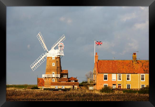 Cley mill. Framed Print by Ashley Cooper