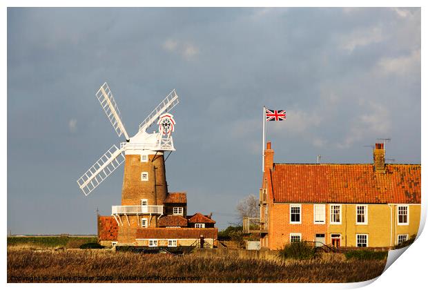 Cley mill. Print by Ashley Cooper
