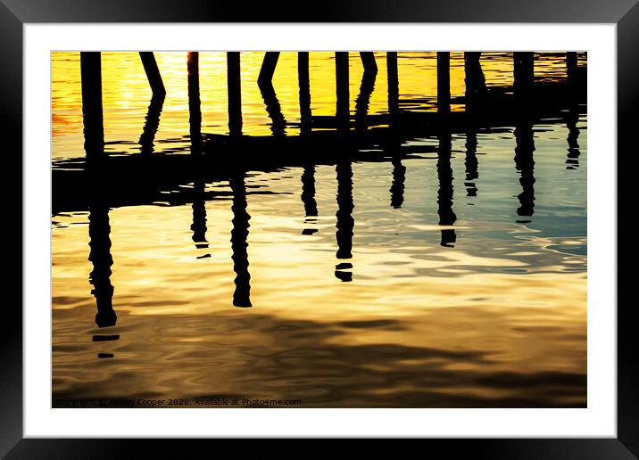 The jetty. Framed Mounted Print by Ashley Cooper