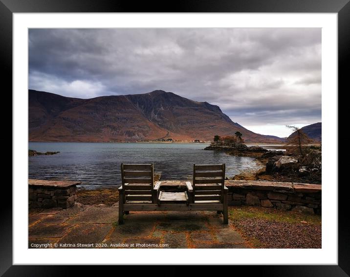Relax and enjoy the view Framed Mounted Print by Katrina Stewart