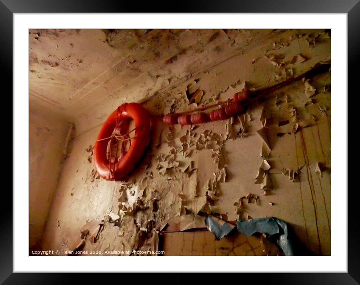 Urbex decay of a swimming baths  Framed Mounted Print by Helen Jones