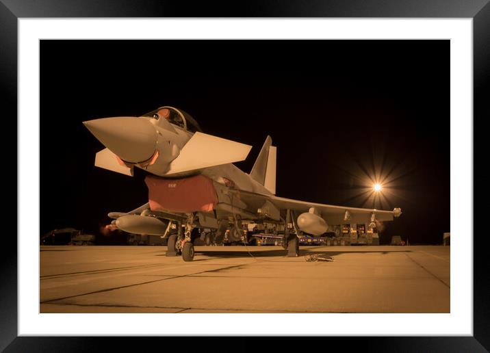 Eurofighter Typhoon Framed Mounted Print by J Biggadike