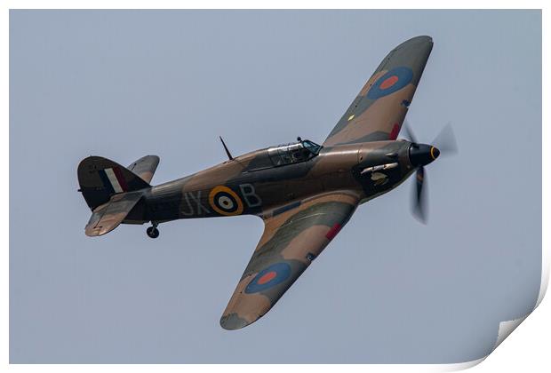 Hawker Hurricane LF363 Print by J Biggadike