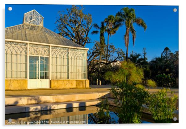 Greenhouse Facade - Botanical Garden of the University of Coimbra Acrylic by Angelo DeVal