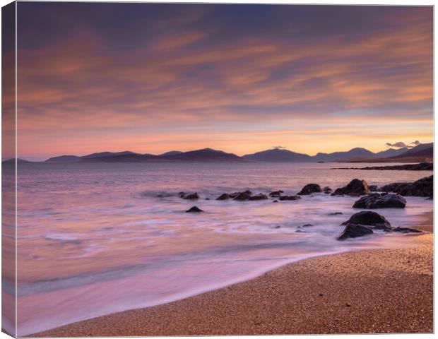 Isle Of Harris & Lewis Sunrise Canvas Print by Phil Durkin DPAGB BPE4