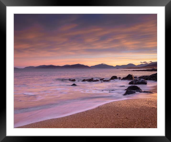 Isle Of Harris & Lewis Sunrise Framed Mounted Print by Phil Durkin DPAGB BPE4