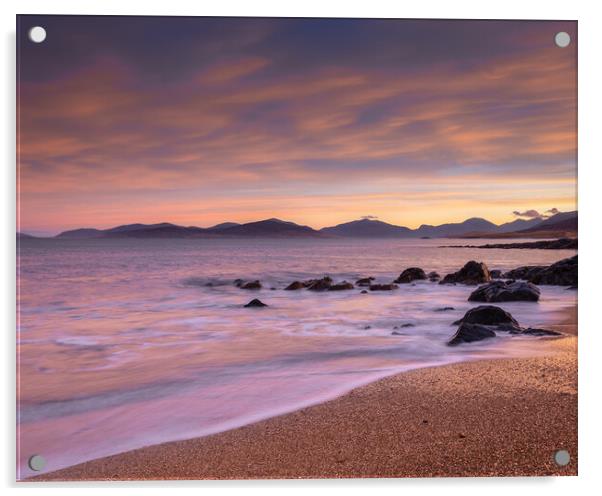 Isle Of Harris & Lewis Sunrise Acrylic by Phil Durkin DPAGB BPE4