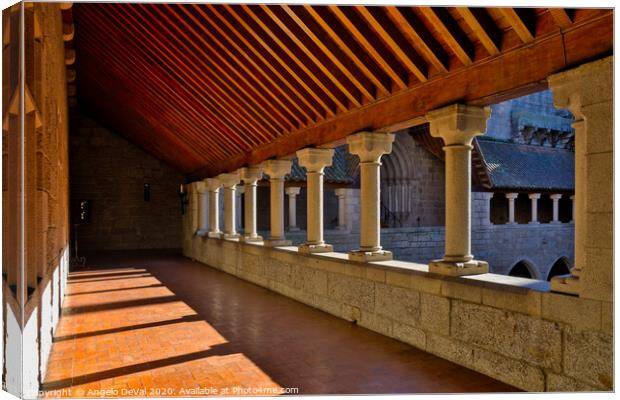 Corridors of Guimaraes Palace Canvas Print by Angelo DeVal