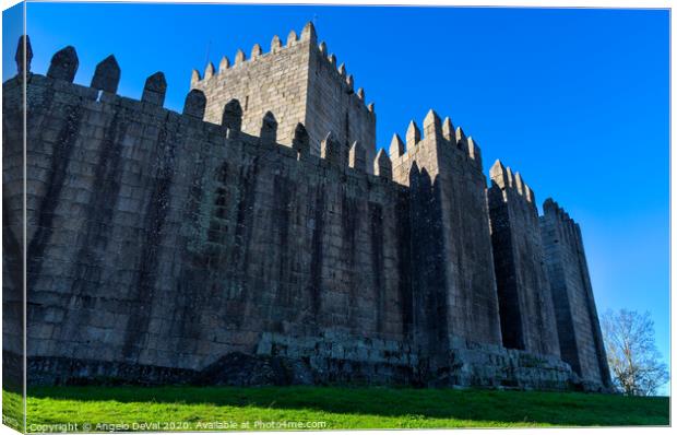 Medieval Castle of Guimaraes - Portugal Canvas Print by Angelo DeVal