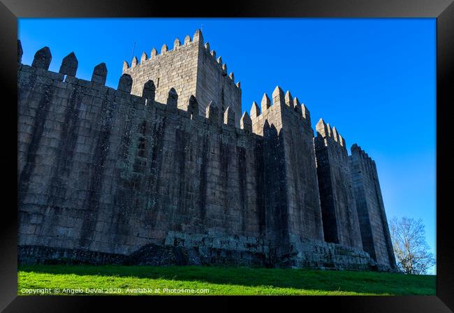 Medieval Castle of Guimaraes - Portugal Framed Print by Angelo DeVal