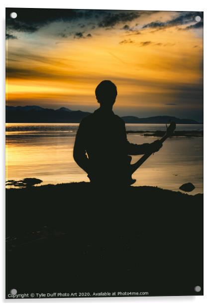 Rocking At Sunset Acrylic by Tylie Duff Photo Art