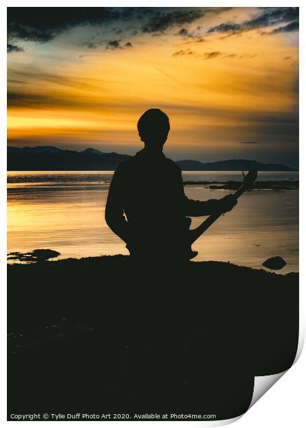 Rocking At Sunset Print by Tylie Duff Photo Art