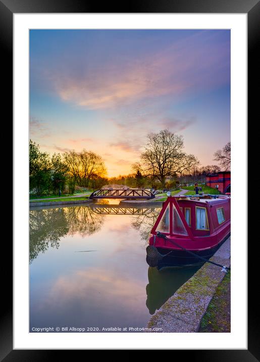 Dawn at Foxton Framed Mounted Print by Bill Allsopp