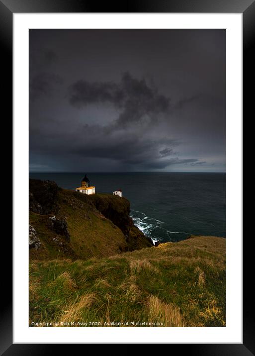 St Abbs Framed Mounted Print by Rob McAvoy