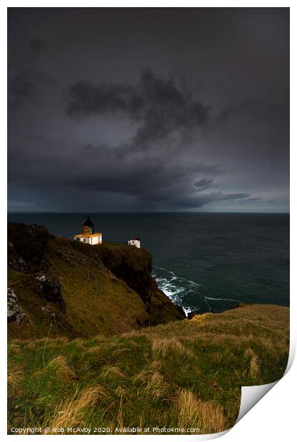 St Abbs Print by Rob McAvoy