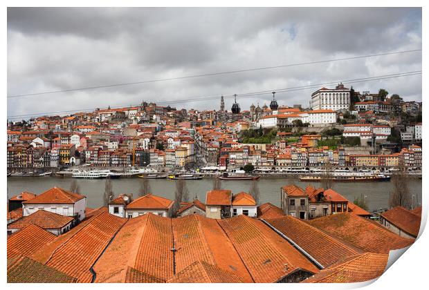 City of Porto in Portugal Print by Artur Bogacki