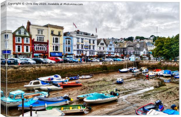 Dartmouth Harbour Canvas Print by Chris Day