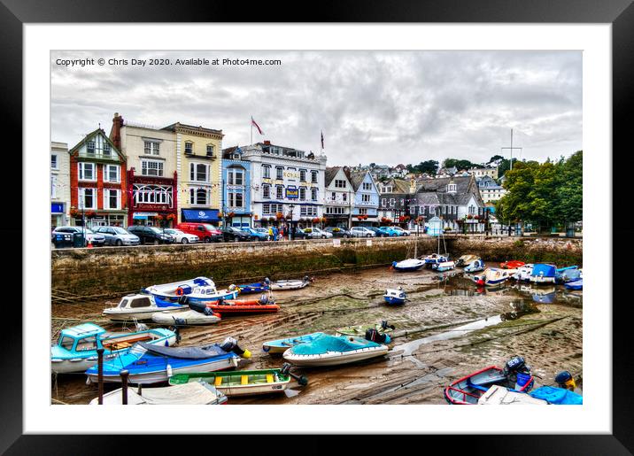 Dartmouth Harbour Framed Mounted Print by Chris Day