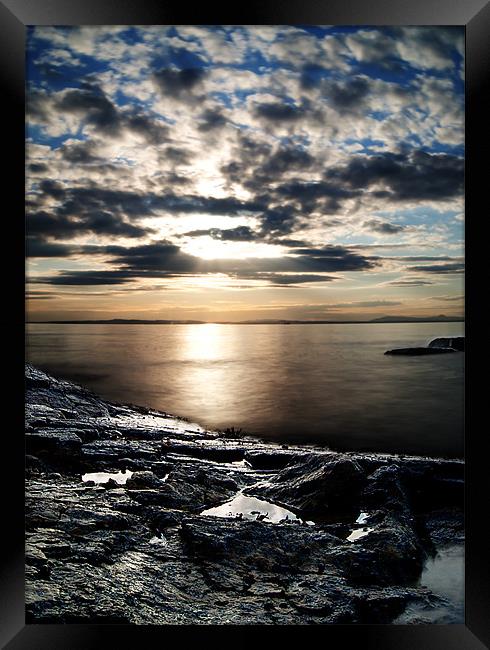 Rock Sunset Framed Print by Keith Thorburn EFIAP/b