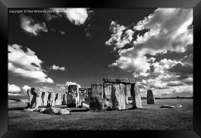 Stonehenge Framed Print by Paul Richards