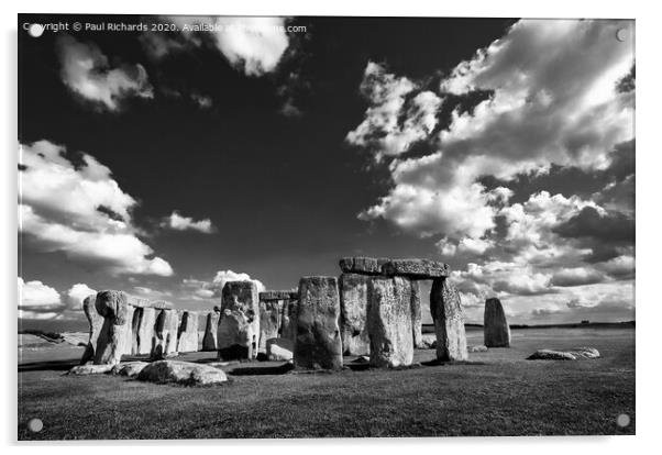 Stonehenge Acrylic by Paul Richards