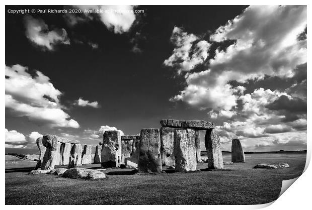 Stonehenge Print by Paul Richards