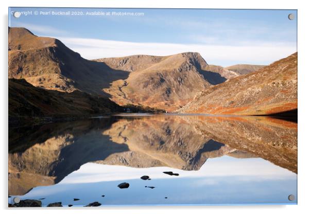 Foel Goch Reflected Acrylic by Pearl Bucknall