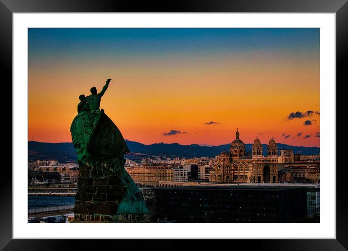 Magnificent Marseille Framed Mounted Print by Jesus Martínez