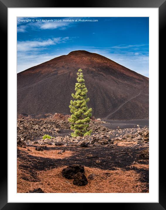 Landscape of Tenerife Framed Mounted Print by Paul Richards