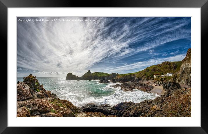 Kynance Cove Framed Mounted Print by Paul Richards